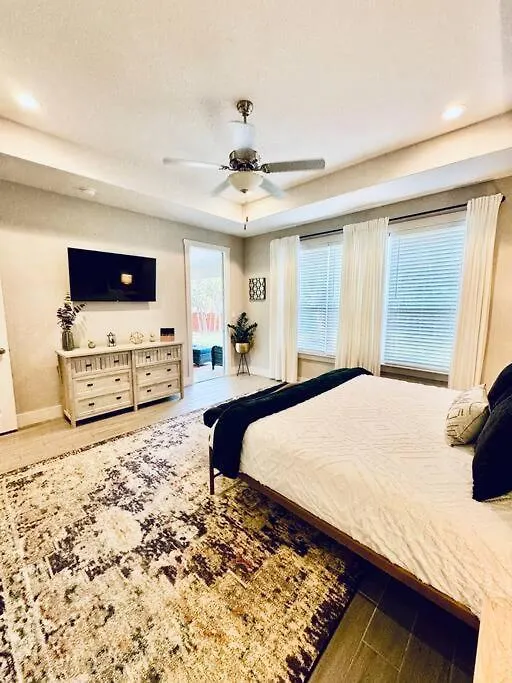 King Master Queen And Bunks Fire Pit Gameroom