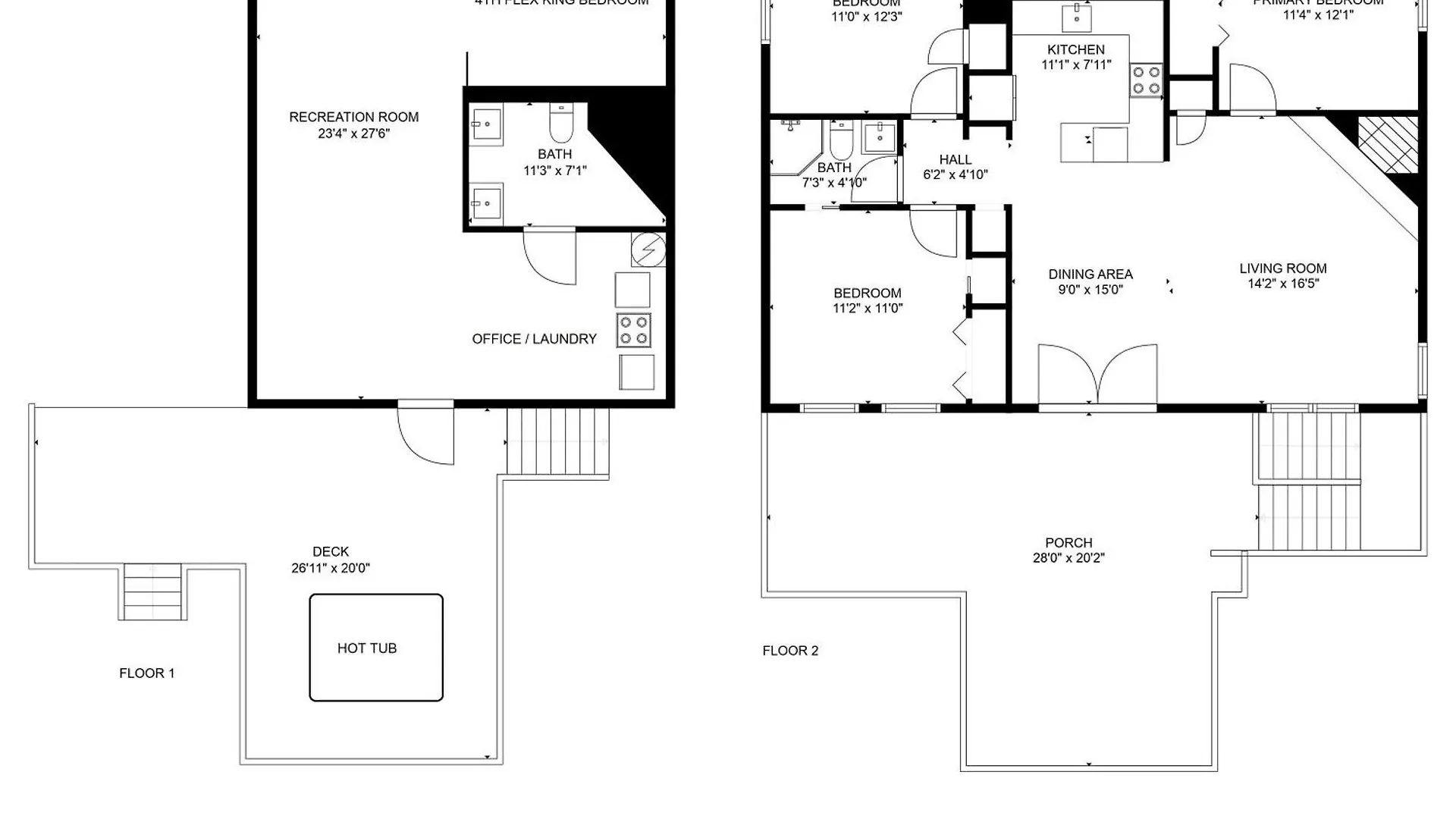 Sunset Ridge 2king Beds Hot Tub Pool 度假居